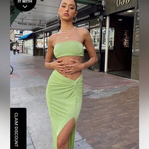 Princess Polly Karley Twist set green